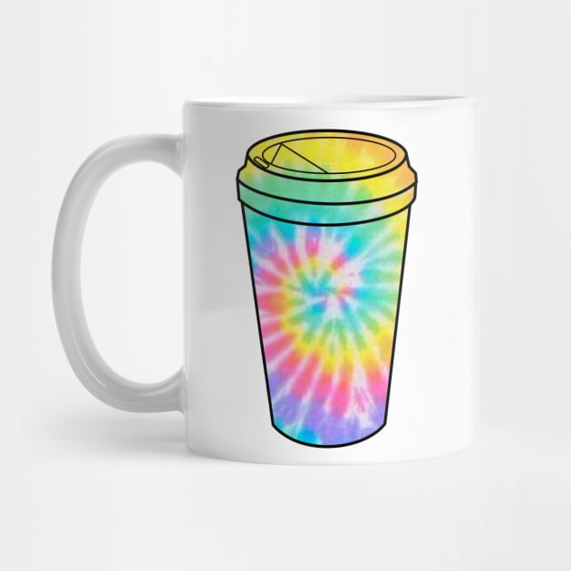 Tie Dye Cup Of Coffee by Africanob